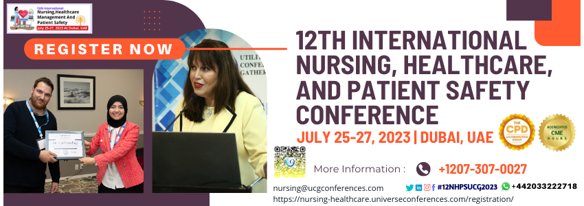 12th International Nursing-Healthcare-management-and-Patient safety-Conference